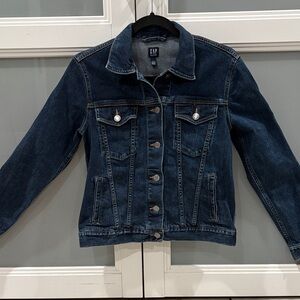 GAP Women's Dark Blue Jean Jacket